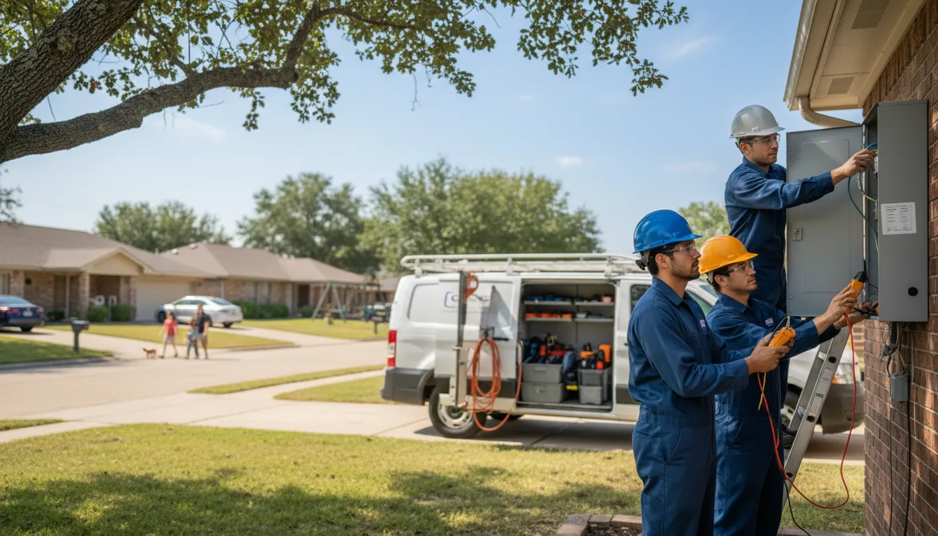 Certified electrician providing emergency electrical services in Bismarck, AR